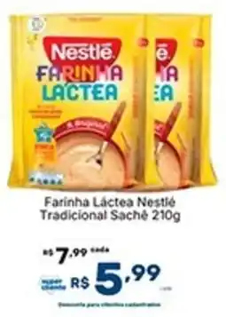 Super Lagoa Farinha Láctea Nestlé Tradicional Saché oferta