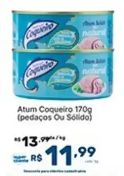 Super Lagoa Atum Coqueiro (pedaços Ou Sólido) oferta