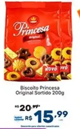 Super Lagoa Biscoito Princesa Original Sortido oferta