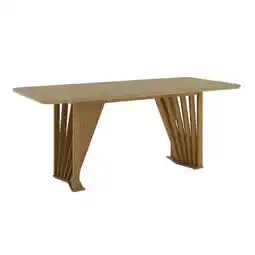 Benoit Mesa de Jantar Henn SC136-128 Adriana Tampo Com Vidro Canto Arredondado oferta