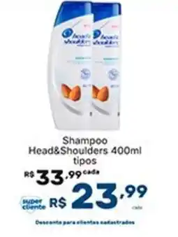Super Lagoa Shampoo Head&Shoulders tipos oferta