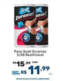 Super Lagoa Pano Scott Duramax C/58 Reutilizável oferta