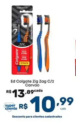 Super Lagoa Ed Colgate Zig Zag C/2 Carvao oferta