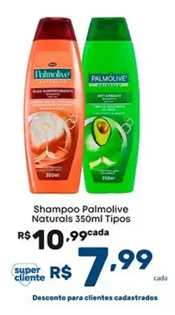 Super Lagoa Shampoo Palmolive Naturals Tipos oferta