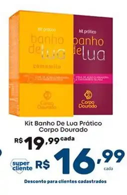 Super Lagoa Kit Banho De Lua Prático Corpo Dourado oferta