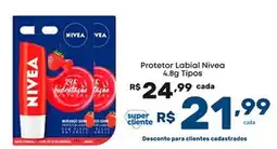Super Lagoa Protetor Labial Nivea Tipos oferta
