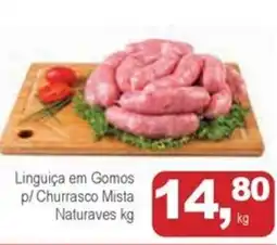 Mineirão Atacarejo Linguiça em Gomos p/Churrasco Mista Naturaves oferta