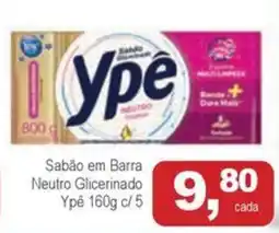 Mineirão Atacarejo Sabão em Barra Neutro Glicerinado Ypê oferta