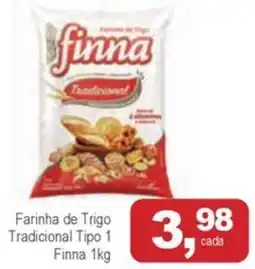 Mineirão Atacarejo Farinha de Trigo Tradicional Tipo 1 Finna oferta