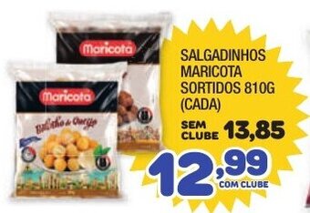 Costazul Supermercados Salgadinhos Maricota Sortidos 810g oferta