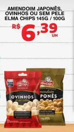 Roldão Amendoim japonês, ovinhos ou sem pele elma chips oferta
