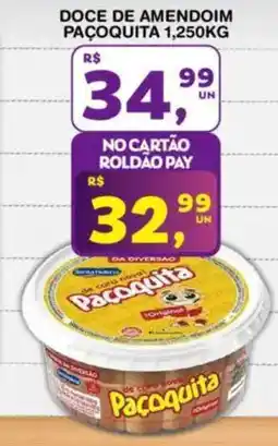 Roldão Doce de amendoim paçoquita oferta
