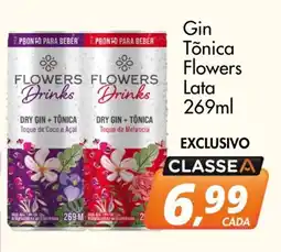 Delta Supermercados Gin Tõnica Flowers Lata oferta