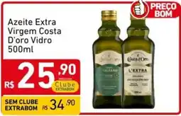 Extrabom Supermercados Azeite Extra Virgem Costa D'oro Vidro oferta