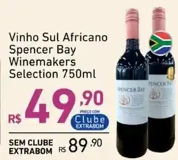 Extrabom Supermercados Vinho Sul Africano Spencer Bay Winemakers Selection oferta