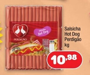 Costazul Supermercados Salsicha Hot Dog Perdigao 1kg oferta