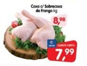 Cercadão Coxa c/ Sobrecoxa de Frango 1kg oferta