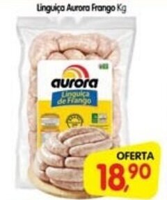 Cercadão Linguica Aurora Frango 1kg oferta
