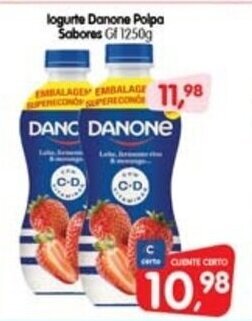 Cercadão Iogurte Danone Polpa Sabores 1250g oferta