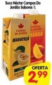 Suco Nectar Campos Do Jordao sabores 1L