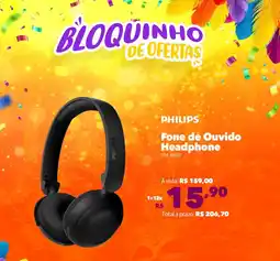 Deltasul PHILIPS Fone de Ouvido Headphone oferta