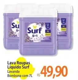 Atacadão Lava Roupas Líquido Surf Lavanda Bombona oferta