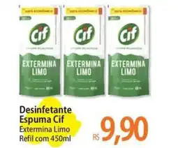 Atacadão Desinfetante Espuma Cif oferta