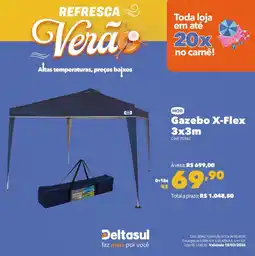 Deltasul MOR Gazebo X-Flex 3x3m oferta