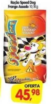 Cercadão Racao Speed Dog Frango Assado 10.1kg oferta