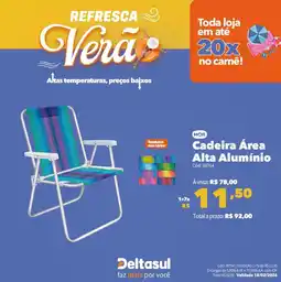 Deltasul MOR Cadeira Área Alta Alumínio oferta