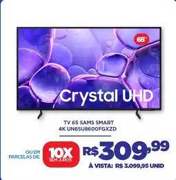 DB Supermercados Tv 65 sams smart 4K UN65U8600FGXZD oferta