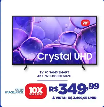 Tv 70 sams smart 4K UN70U8500FGXZD