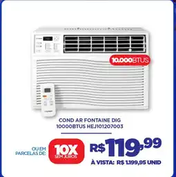 DB Supermercados Cond ar fontaine dig 10.000BTUS HEJ101207003 oferta