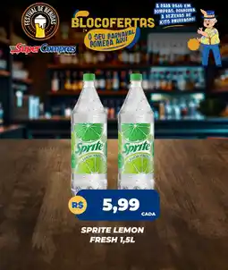 Rede Super Compras Sprite lemon fresh oferta