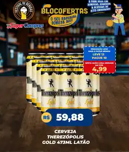 Rede Super Compras Cerveja especial therezópolis gold latão oferta