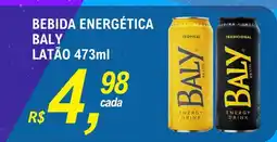 Supermercados BH Bebida energética baly latão oferta