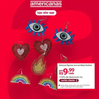 Brincos figuras eva sortidas festive