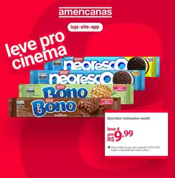 Lojas Americanas biscoitos recheados nestlé oferta