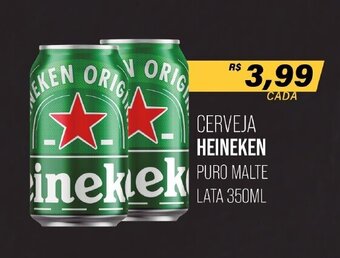 Cometa Supermercados Cerveja Heineken lata 350ml oferta