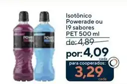 Coop Isotônico Powerade ou 19 sabores PET oferta