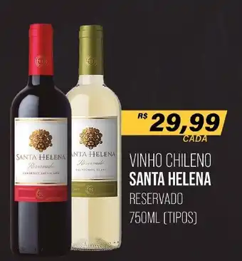Vinho Chileno Santa Helena Reservado 750ml