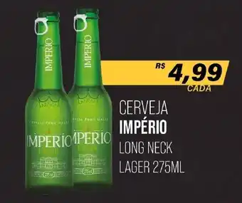 Cometa Supermercados Cerveja Imperio lager long neck 275ml oferta