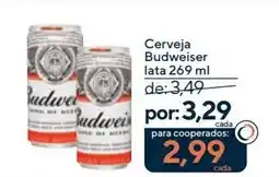 Coop Cerveja Budweiser lata oferta