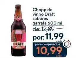 Coop Chopp de vinho Draft sabores oferta