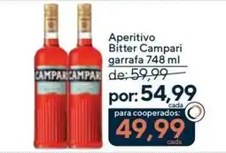 Coop Aperitivo Bitter Campari garrafa oferta