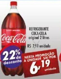 Vencedor Atacadista Refrigerante Coca-Cola Original 2L oferta