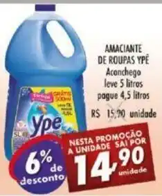 Vencedor Atacadista Amaciante de roupas Ype 5L oferta