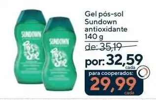 Gel pós-sol Sundown antioxidante