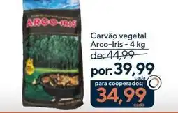 Coop Carvão vegetal Arco-Íris oferta