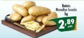 Vencedor Atacadista Batata Monalisa Lavada 1kg oferta